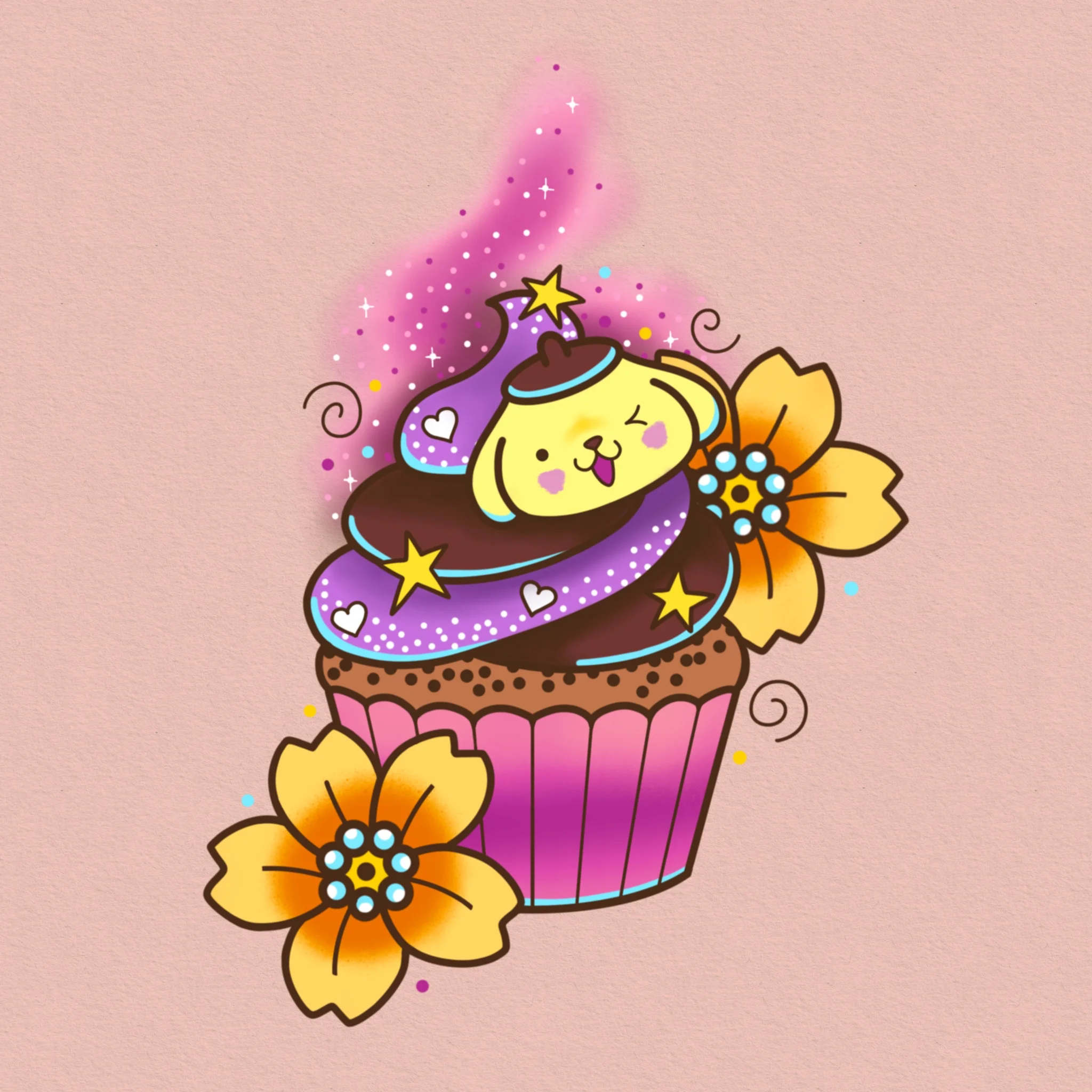 Pompompurin Cupcake $400